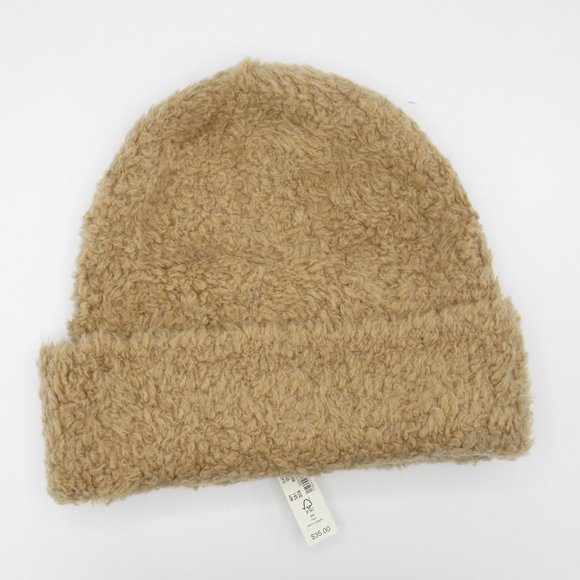 Madewell Teddy Sherpa Beanie - Brown - Picture 1 of 4